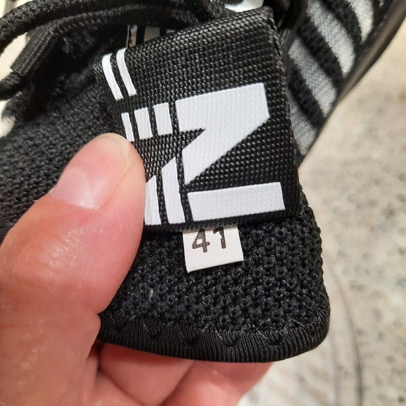 GSLMOLN Mens Black Lace Up Lightweight Athletic Running Shoes Size 41 US 8 - Picture 5 of 7